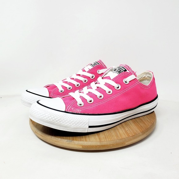 Converse Shoes Womens 7 Pink Chuck Taylor All Star Low Sneakers Lace Up - Picture 6 of 13